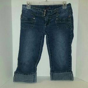 Angels denim capri, size 7